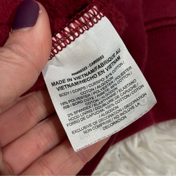 Nike Club Fleece Women's Training Hoodie In Team Cardinal Size Small - Picture 7 of 11